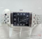 Copy Jaeger-LeCoultre Reverso Men Automatic watch - SS Black Dial